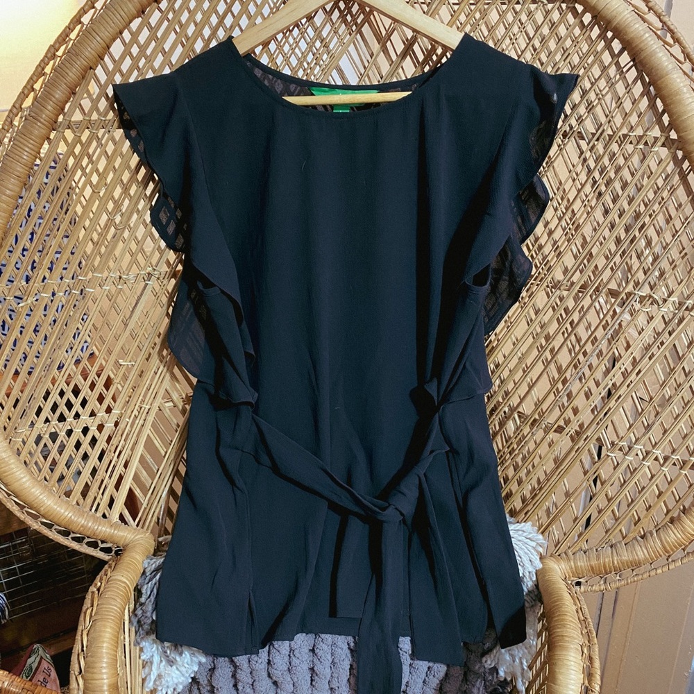 Black Dip blouse